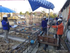 Villa Royal - งานก่อสร้าง