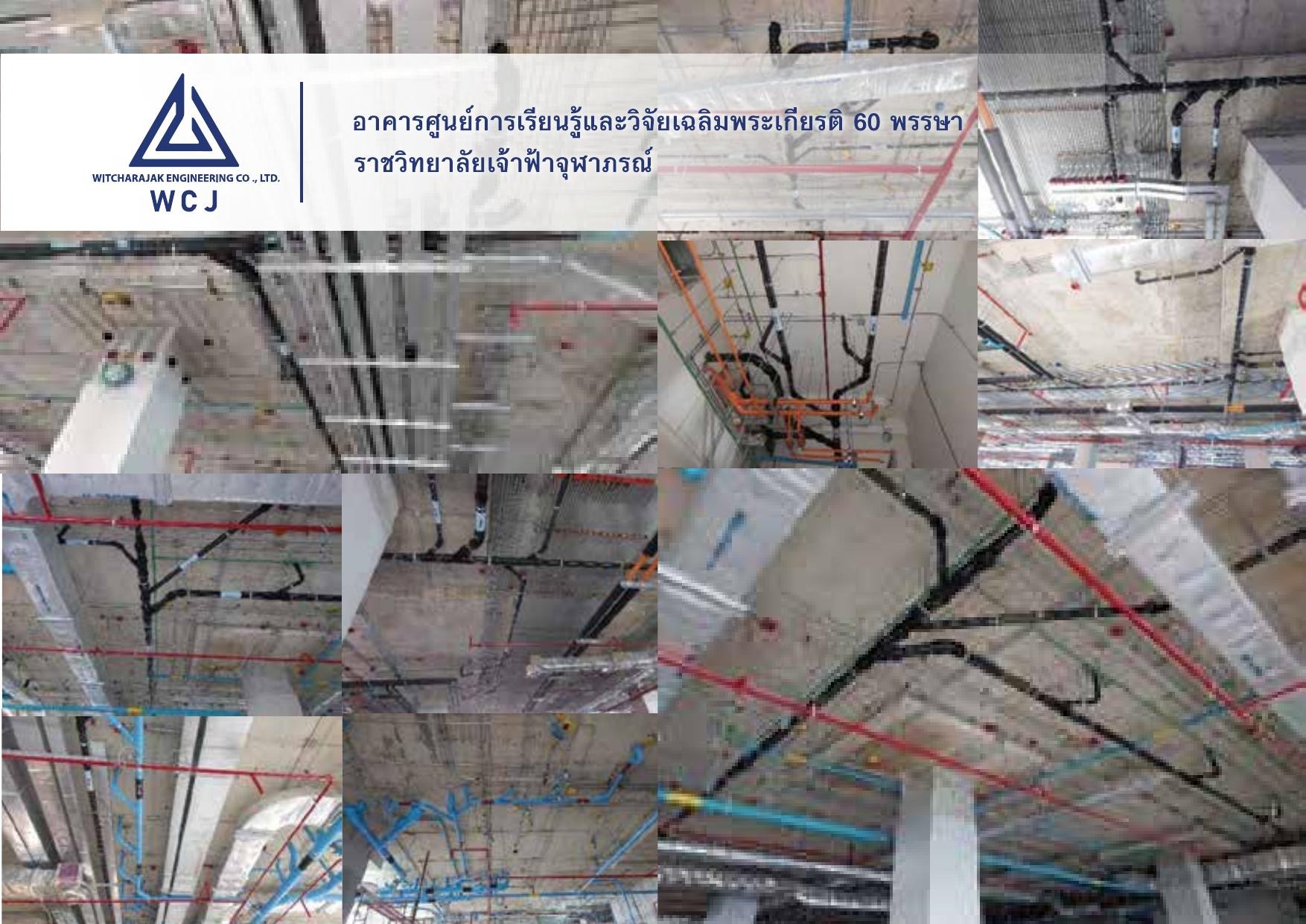 งานระบบวิศวกรรมประกอบอาคาร - อาคารศูนย์การเรียนรู้และวิจัยเฉลิมพระเกียรติ 60 พรรษา